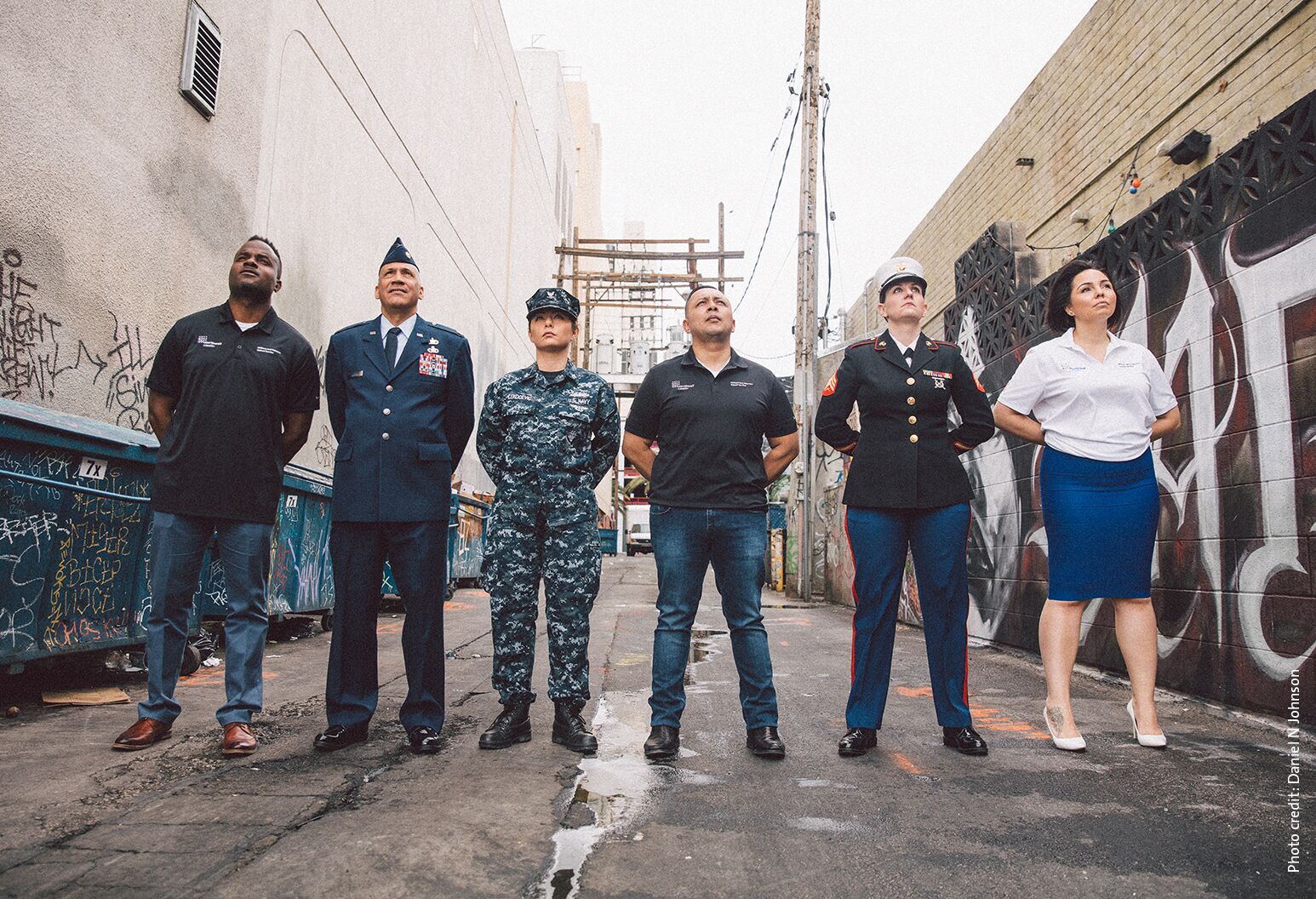 Image of veterans and military personnel