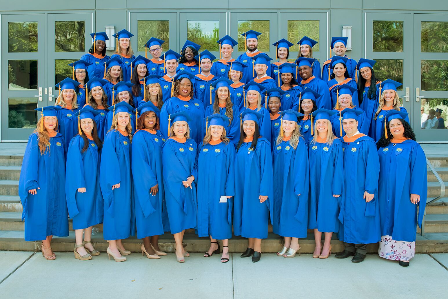 Convocation day for the 52 students who earned graduate degrees or advanced certificates from the Hofstra Northwell School of Graduate Nursing and Physician Assistant Studies. Photo credit Arthur Fredericks/Hofstra University.