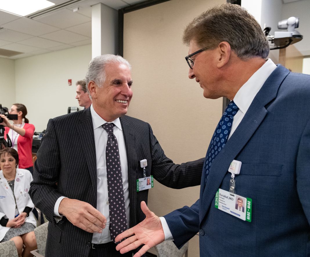 Mark Claster and Dr. Rich Barakat.