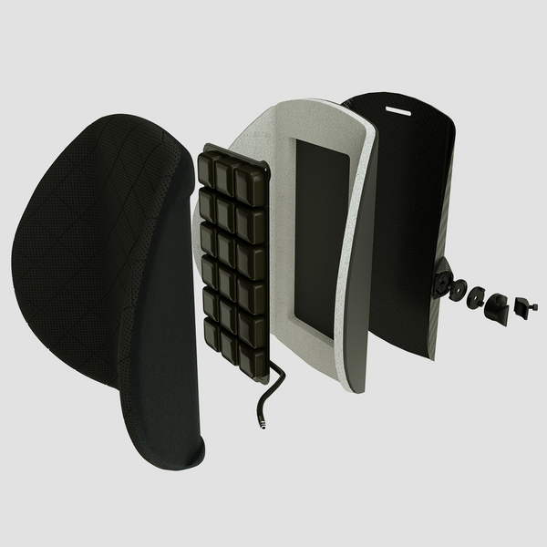 ROHO AGILITY Carbon_Back Exploded 02