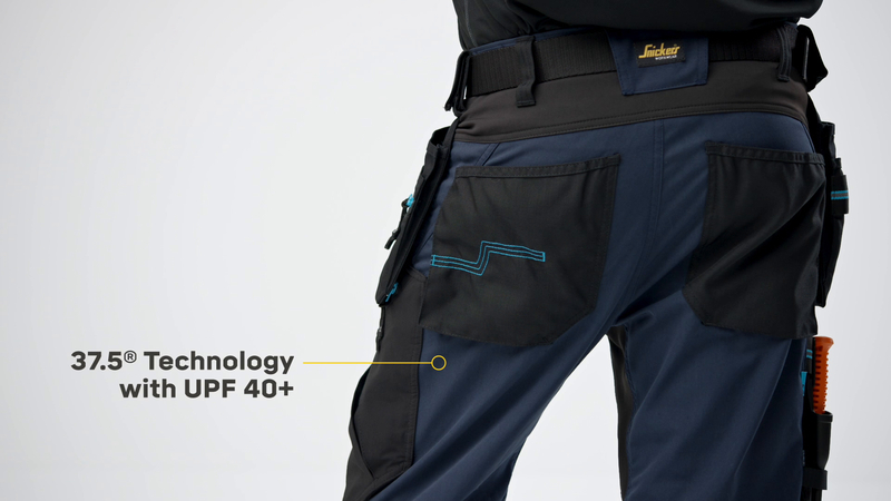 LiteWork, 37.5® Work Trousers Holster Pockets | Snickers Workwear