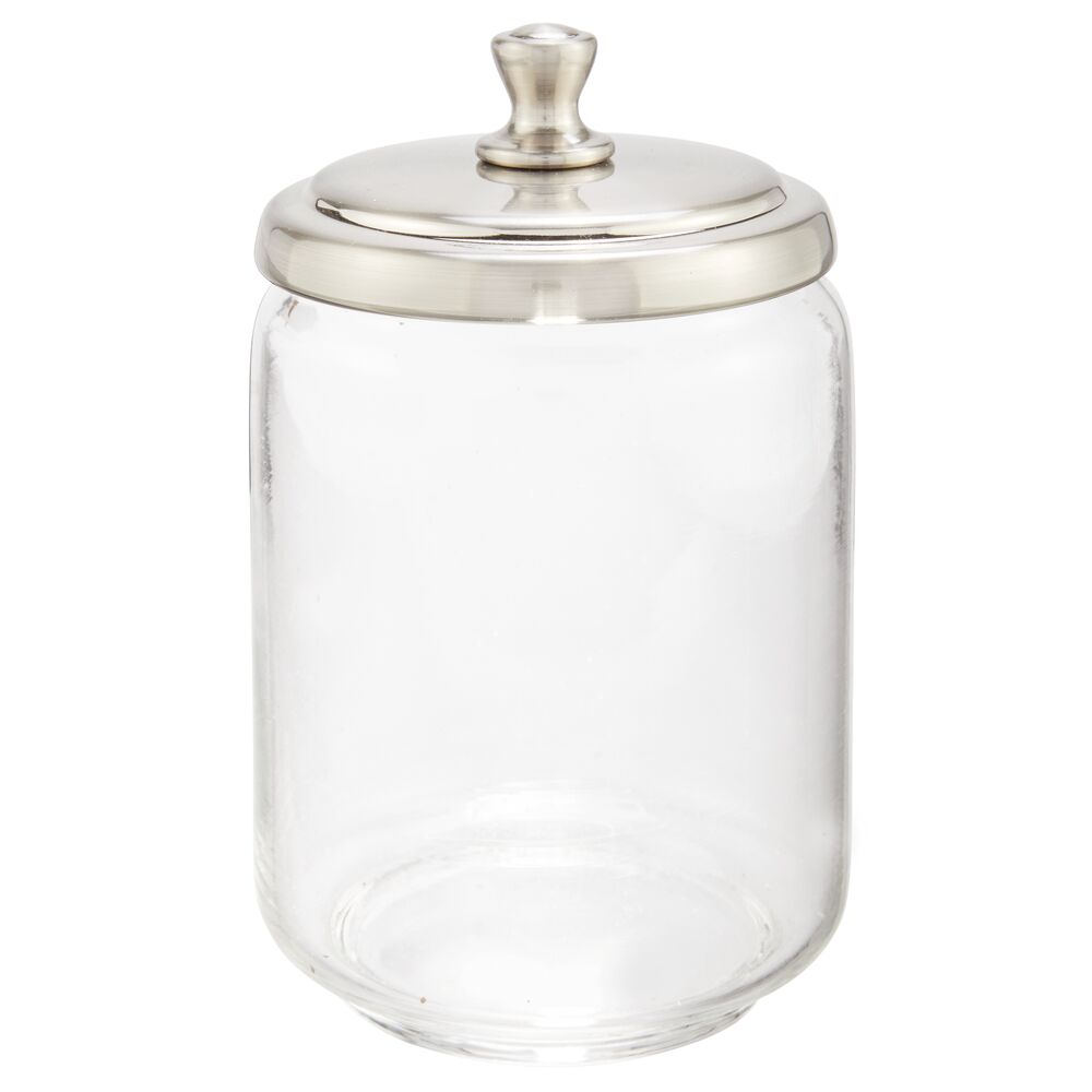 mDesign Glass Storage Apothecary Jar for Bathroom Vanity, 3 Pack eBay