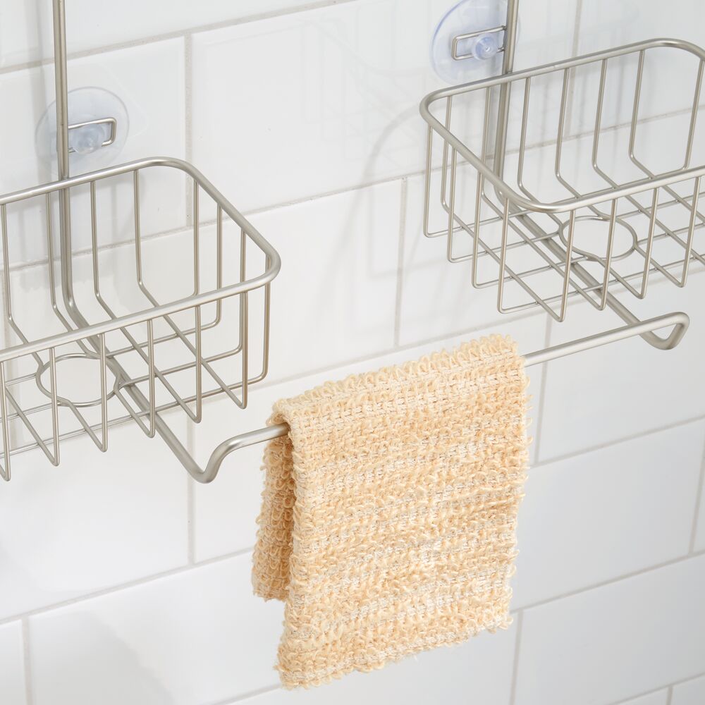 mDesign Shower Caddy for Hand Held Shower Head and Hose, 4 Baskets eBay