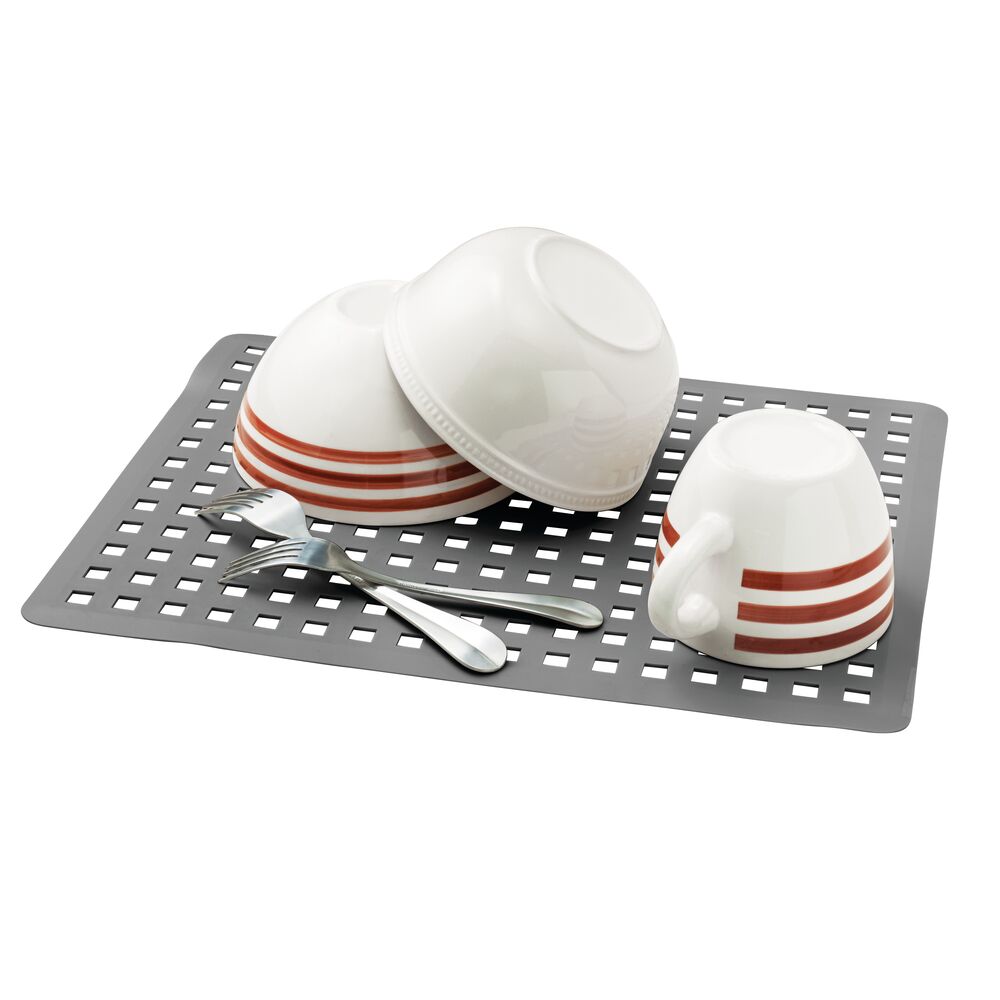 mDesign Kitchen InSink Protector Set 1 Sink Saddle, 2 Large Sink