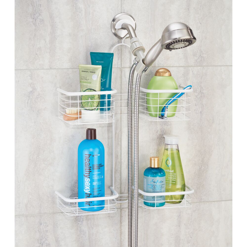 mDesign Metal Hanging Hose Shower Caddy eBay