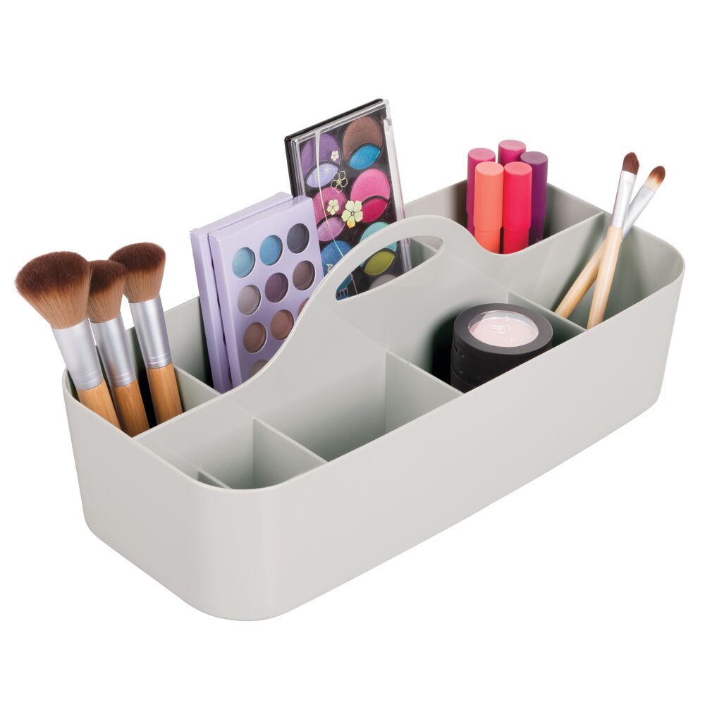 Divided Basket Bin mDesign Makeup Storage Organizer Caddy Tote X-Large