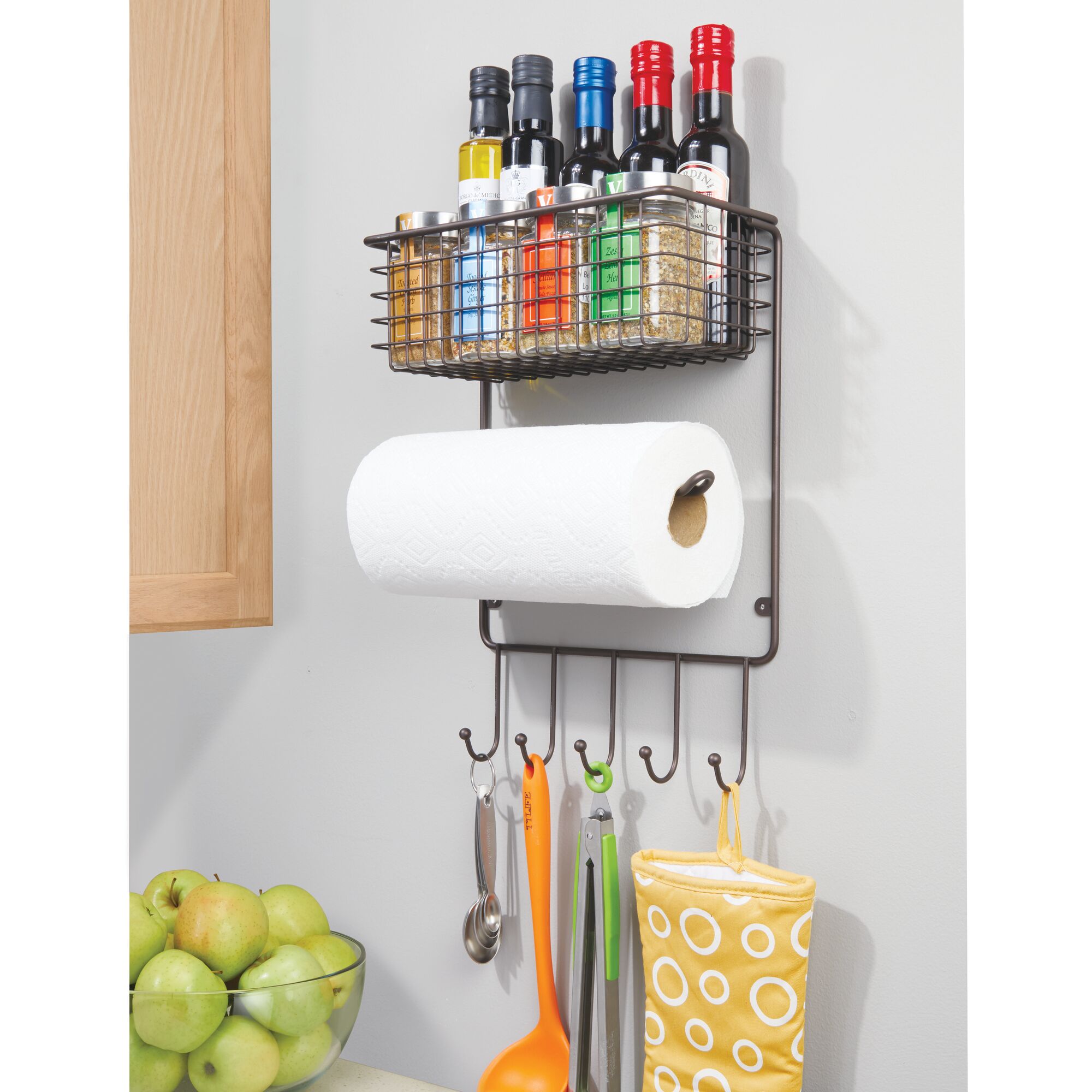 paper towel storage basket