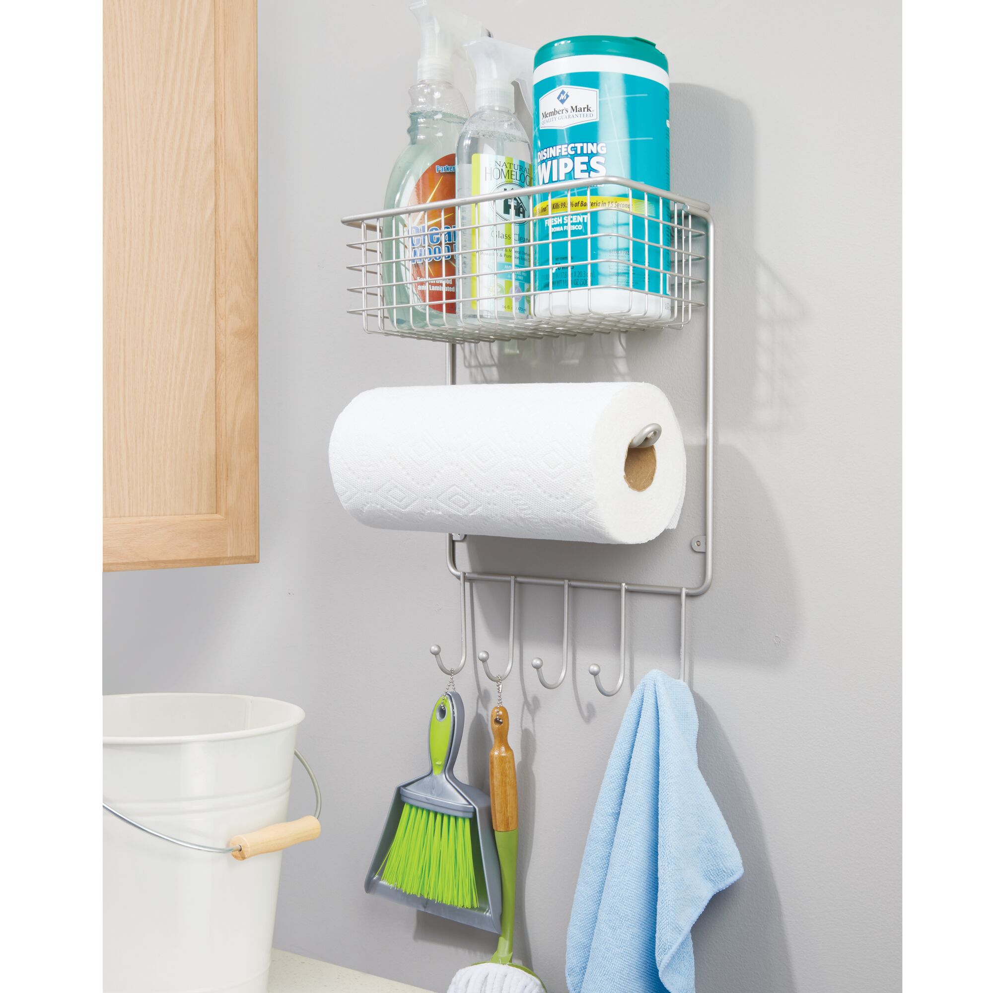 paper towel storage basket