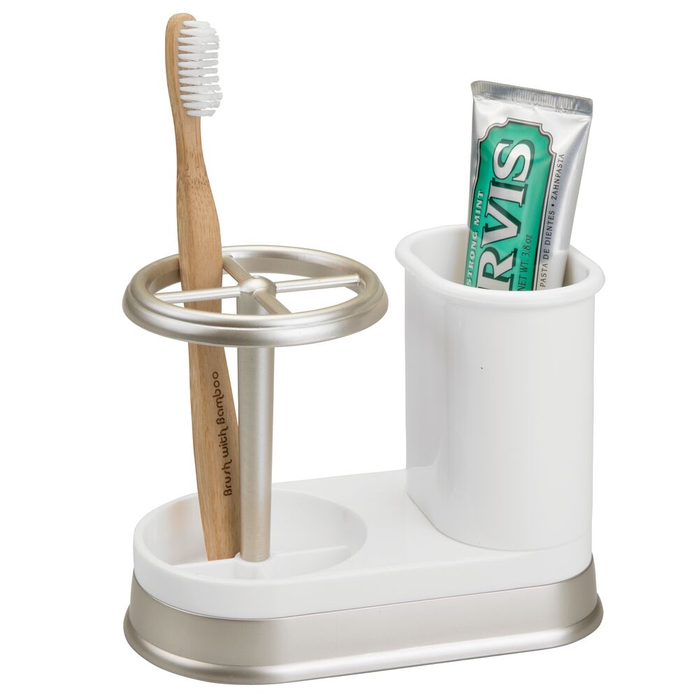 toothbrush and toothpaste organizer