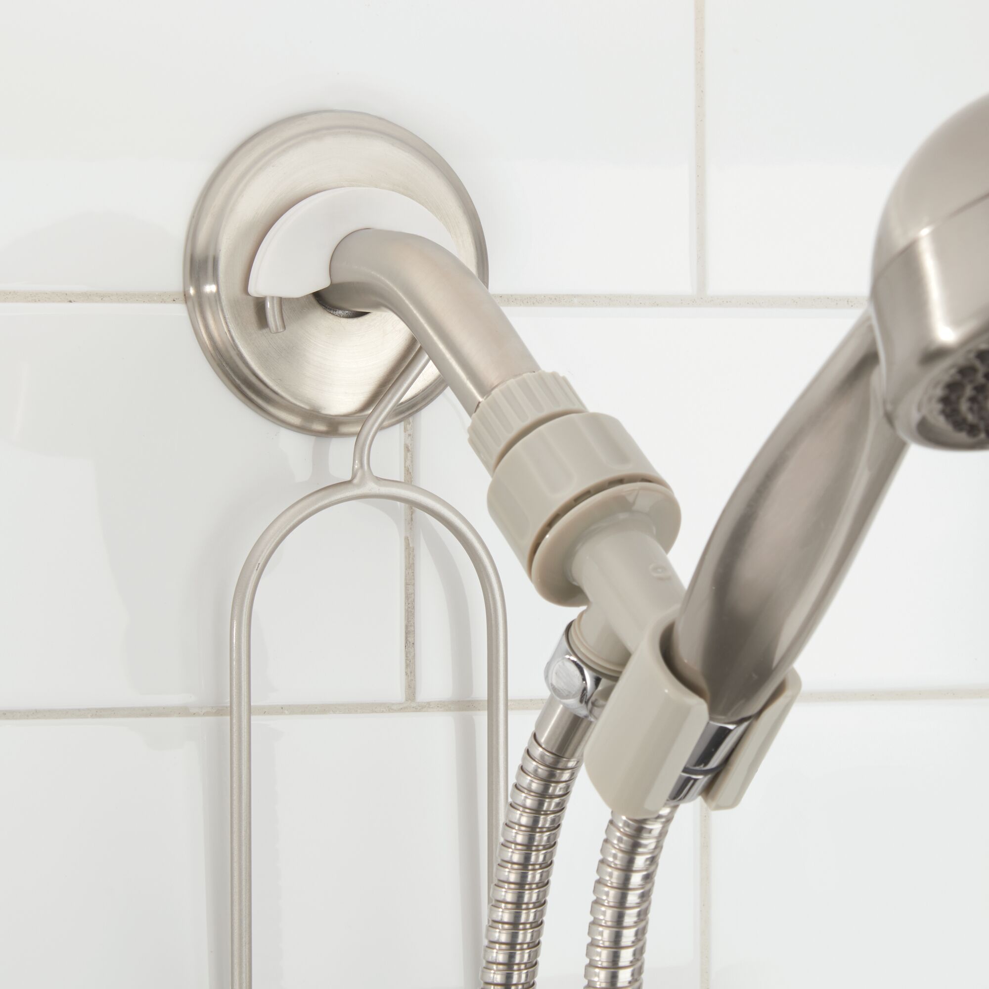 mDesign Metal Hanging Hose Shower Caddy eBay