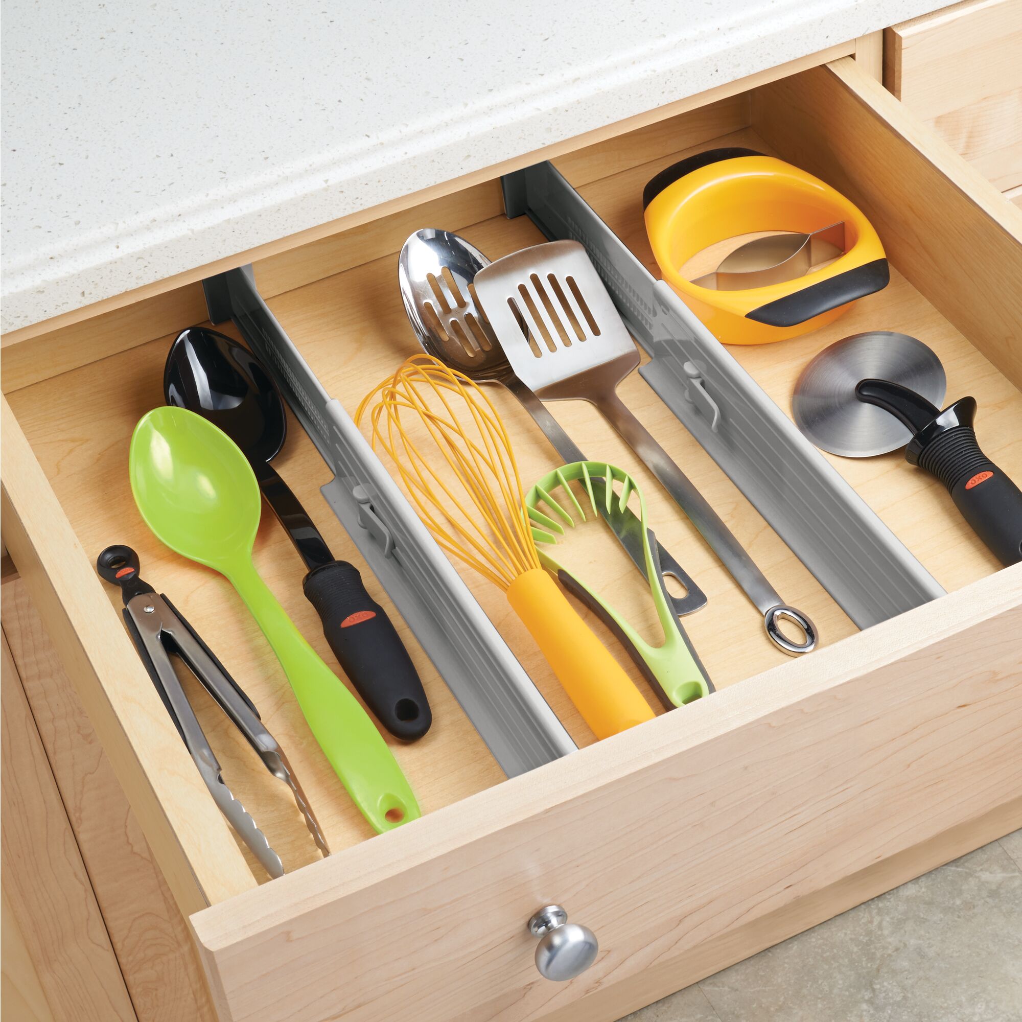 Mdesign Expandable Dresser Drawer Organizer Divider 2 5 H