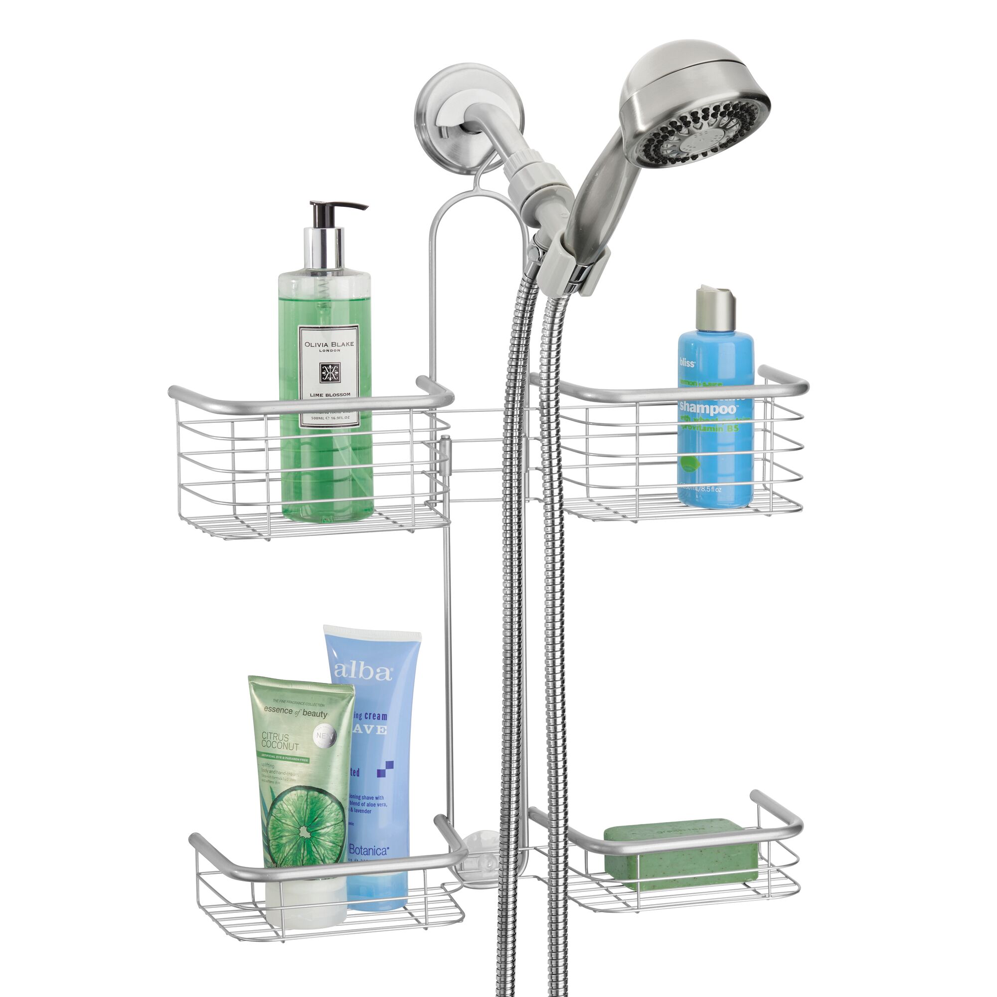 mDesign Metal Hanging Hose Shower Caddy eBay