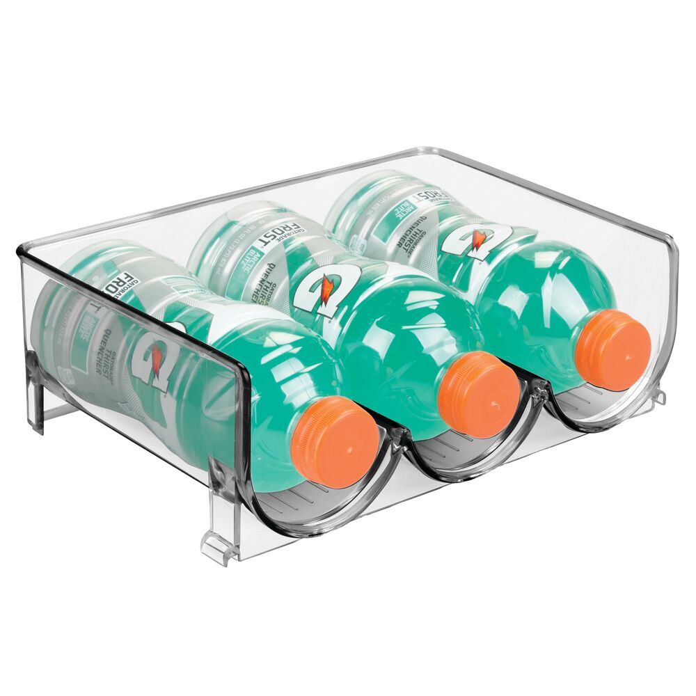 mDesign Modern Plastic Stackable Vertical Standing Water Bottle Holder Stand S for sale online