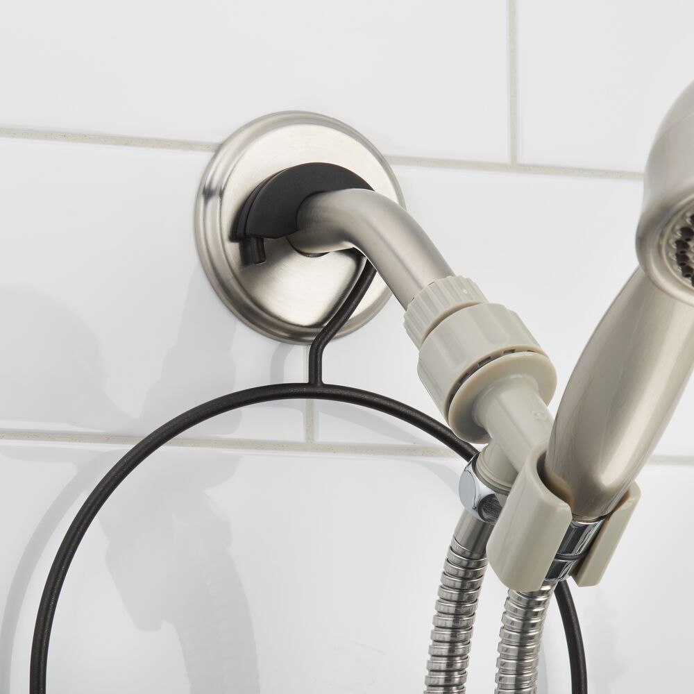 mDesign Shower Caddy for Hand Held Shower Head and Hose, 4 Baskets eBay