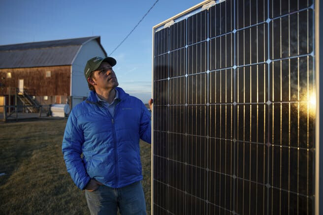 Solar Panel Associated Press