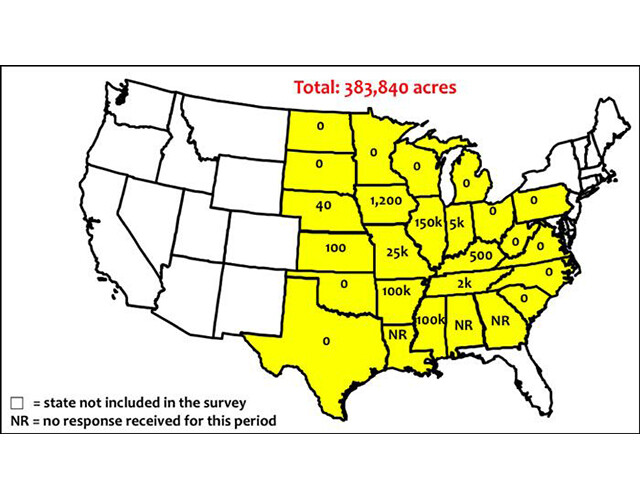 Dicamba map Dicamba Map