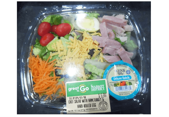 Great to Go salad recalled