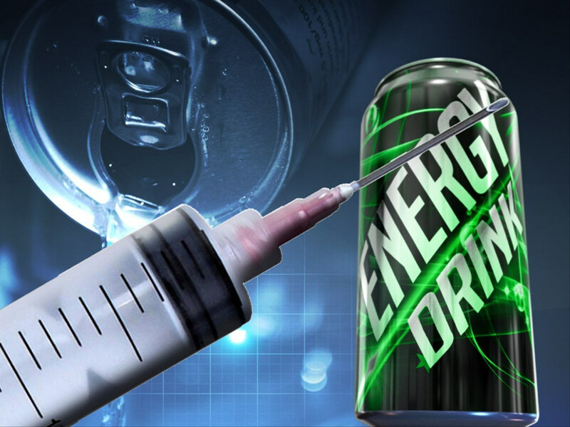 Spiked Energy Drink Syringe
