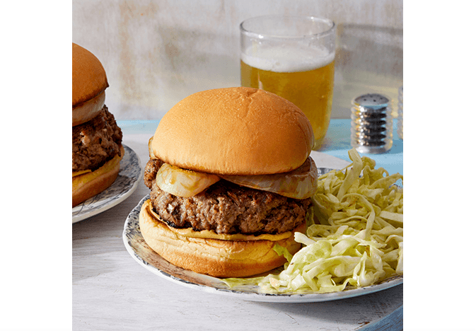Blue Apron blended burger