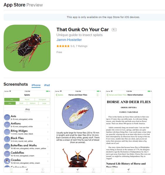 Gunk on Your Car App Gunk on Your Car