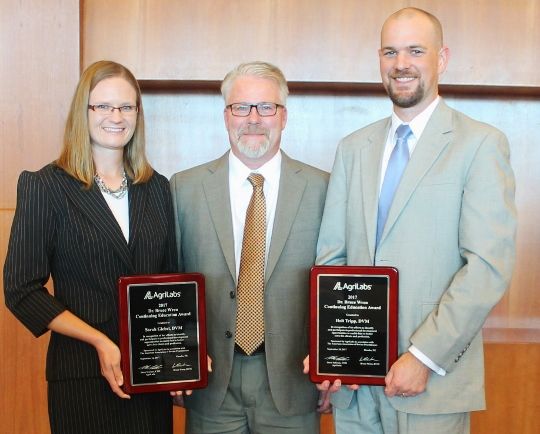 2017 Dr. Bruce Wren award recipients Geibel-Rust-Tripp (540x434)