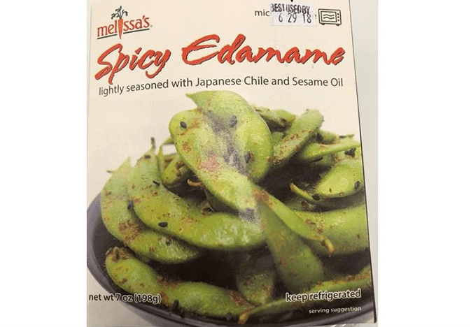 spicy edamame outside
